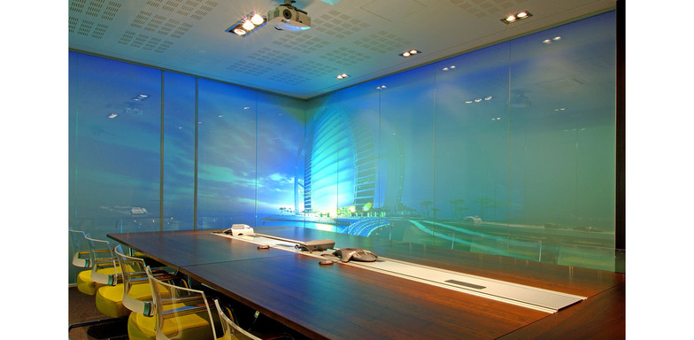Smart store glass screen