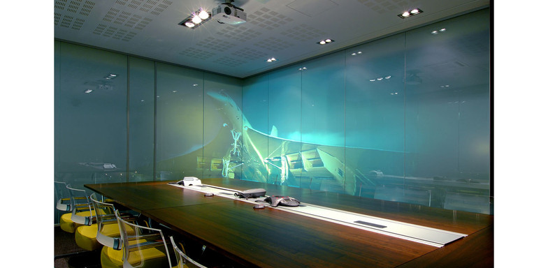 Smart glass projection shop