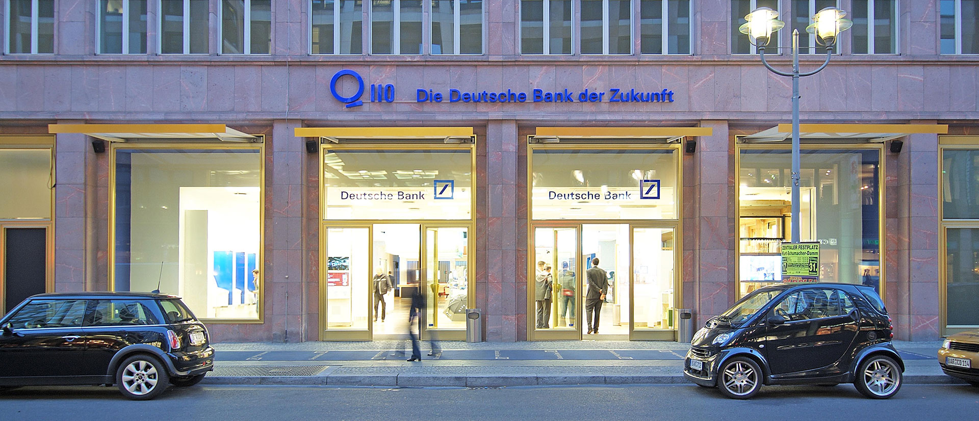 Schaltbares Glas an der Deutschen Bank